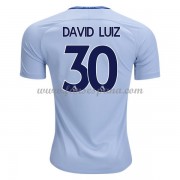 Camisetas De Futbol Chelsea David Luiz 30 Segunda Equipación 2017-18..